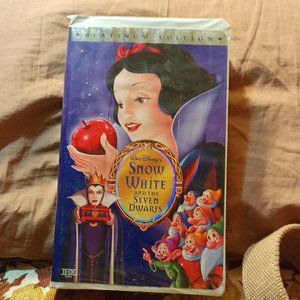 Platinum edition original VHS Walt Disney Snow White and the seven dwarfs